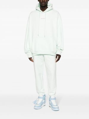 Einfarbiger hoodie aus baumwoll mit print Monochrome