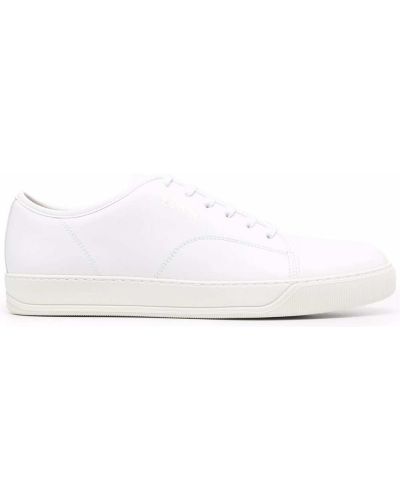 Csipkés fűzős sneakers Lanvin fehér