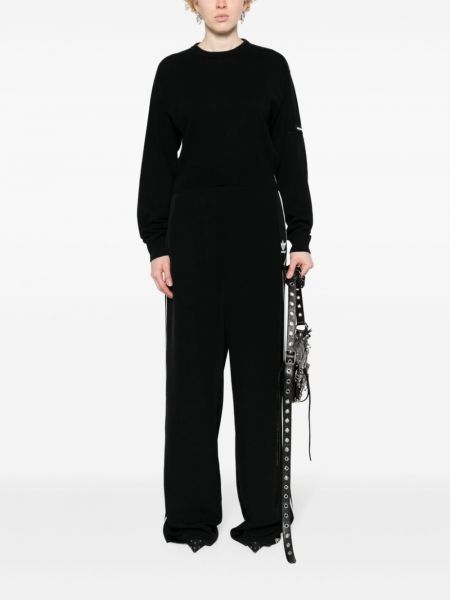 Medvilninis megztinis Balenciaga juoda