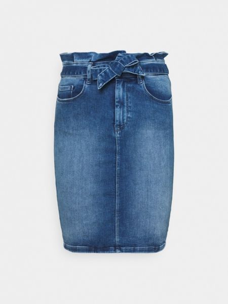 Spódnica jeansowa Only niebieska