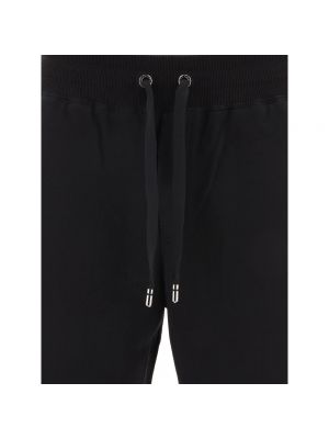 Pantalones cortos deportivos de algodón Dolce & Gabbana negro