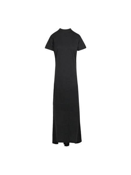 Sukienka długa bawełniana Daniele Fiesoli czarna