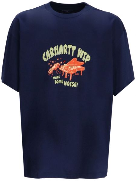 T-shirt Carhartt Wip blå