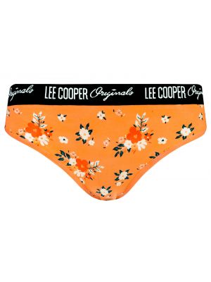 Hlačke Lee Cooper oranžna