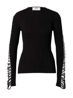 Пуловер About You X Chiara Biasi черно