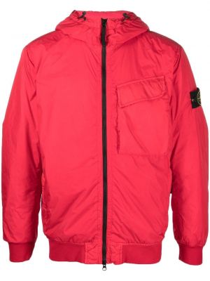 Zip lang jakke Stone Island rød