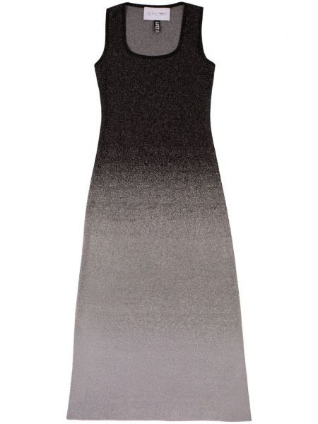 Rovné šaty s přechodem barev Az Factory šedé