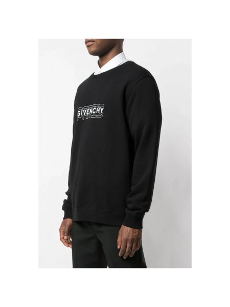 Sweatshirt mit langen ärmeln mit rundem ausschnitt Givenchy schwarz