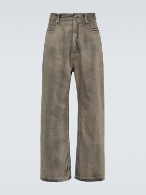 Voľné džínsy s rovným strihom Drkshdw By Rick Owens sivá