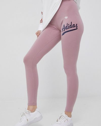 Legginsy Adidas Originals różowe