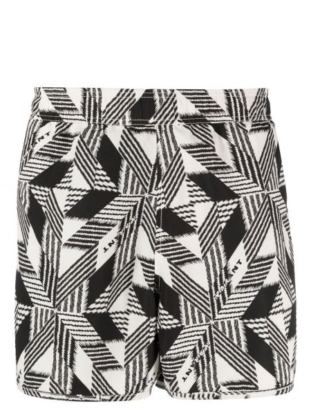 Pantaloni scurți cu imagine cu imprimeu geometric Isabel Marant