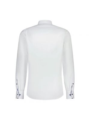 Camisa de algodón Stenströms blanco