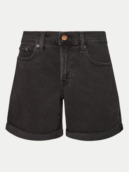 Priliehavé džínsové šortky Gap čierna