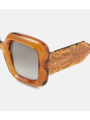 Oversize sonnenbrille mit paisleymuster Etro