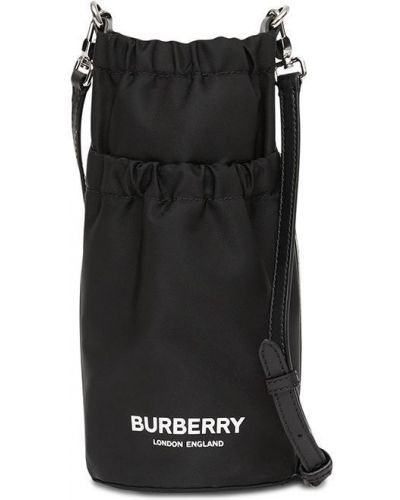 Bolsa con estampado Burberry negro