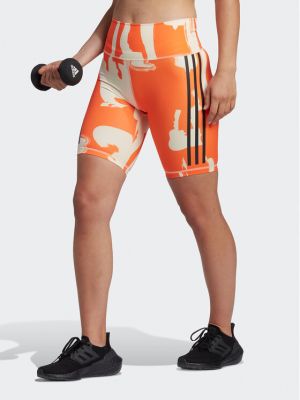 Sportske kratke hlače slim fit Adidas narančasta