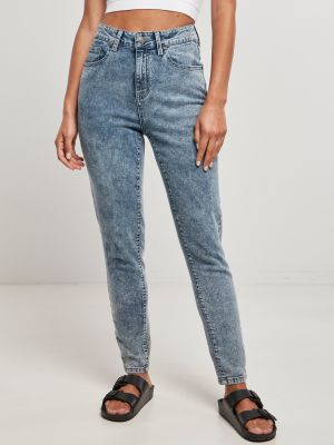 Skinny džíny s vysokým pasem Uc Ladies modré