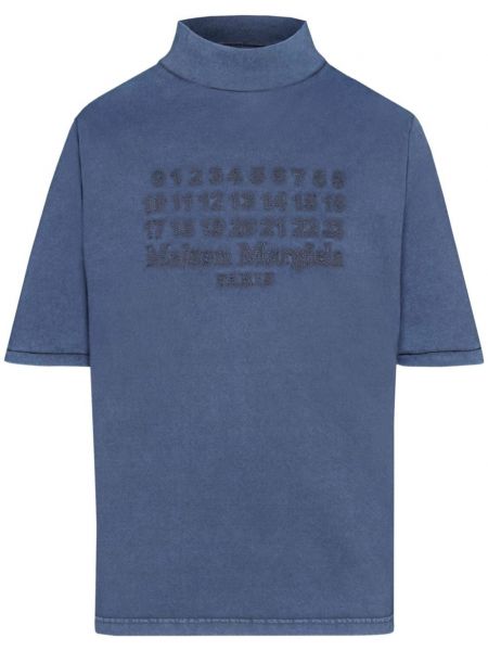 Bavlněné tričko Maison Margiela modré