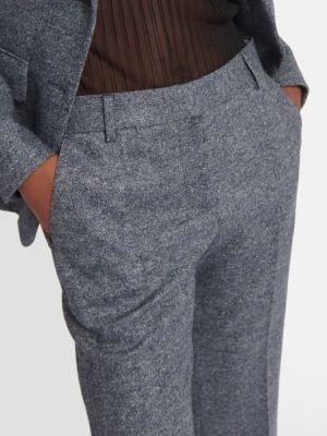 Volnene hlače Altuzarra siva