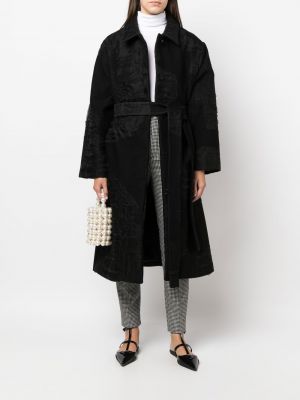 Mantel aus baumwoll Cecilie Bahnsen schwarz