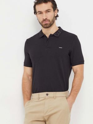 Тениска с дълъг ръкав Calvin Klein черно