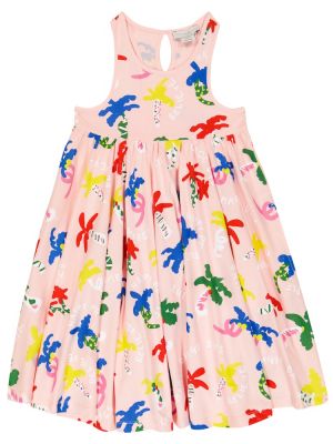 Trykt bomull dress for jenter Stella Mccartney Kids