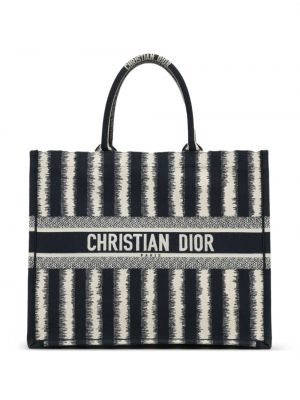 Borsa shopper a righe Christian Dior