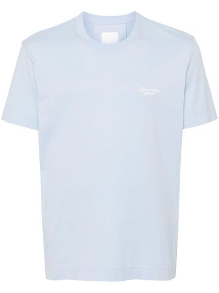 Kokvilnas t-krekls Givenchy zils