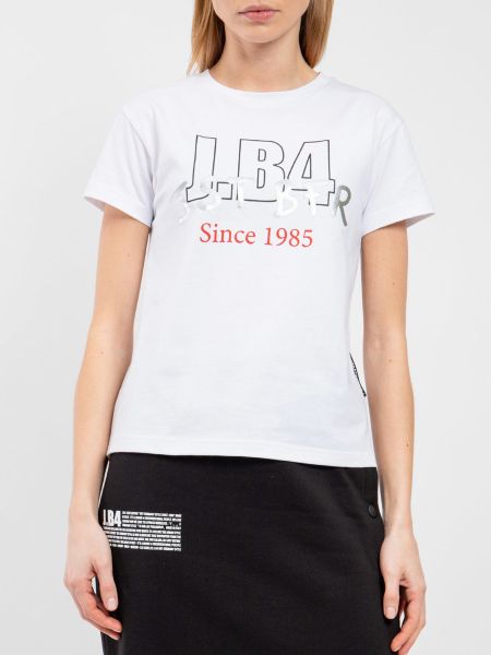 Бавовняна футболка J.b4 Just Before біла