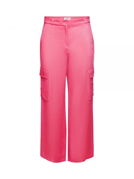 Pantalon cargo Esprit rose