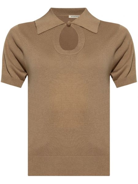 Poloshirt By Malene Birger brun