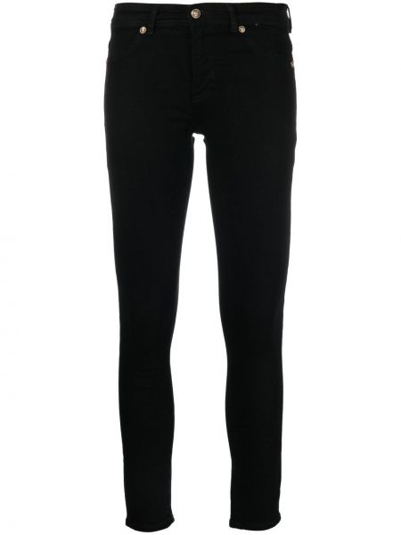 Дънки skinny fit slim Versace Jeans Couture черно
