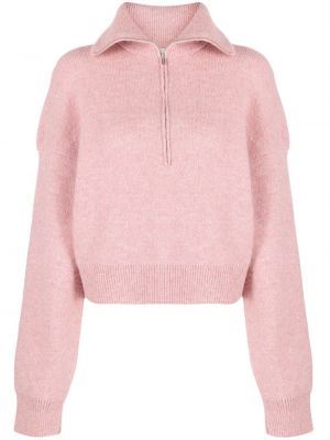 Pleten pulover Nanushka roza