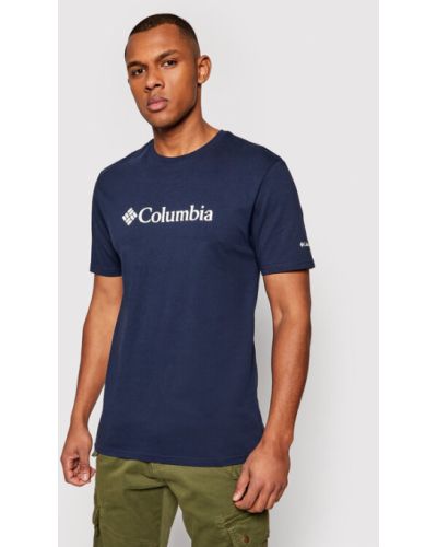 T-shirt Columbia blu