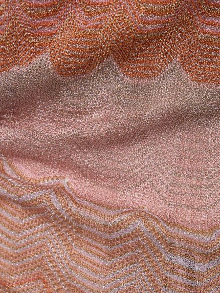 Kolsuz balıkçı yaka elbise Missoni pembe