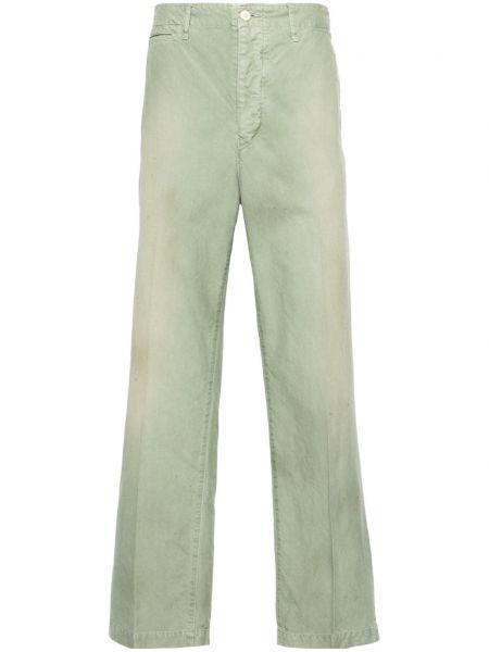 Puuvillased chino-püksid Visvim roheline