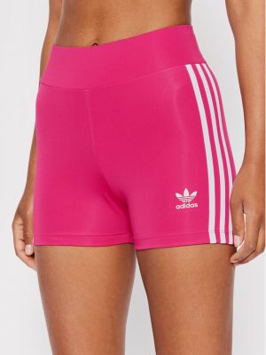 Спортни шорти slim Adidas розово