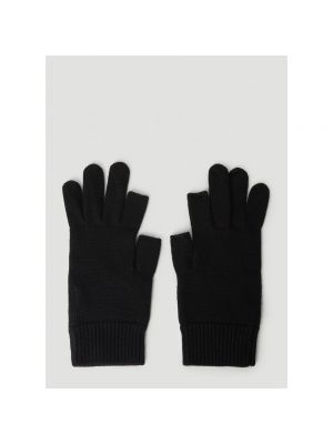 Rękawiczki wełniane Rick Owens czarne