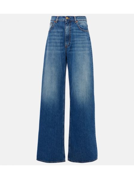 Hög midja jeans Blaze Milano blå