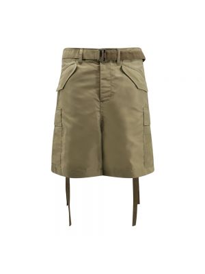 Shorts mit geknöpfter mit reißverschluss Sacai grün