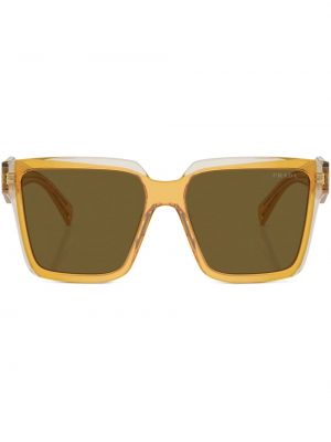 Oversized glasögon Prada Eyewear gul