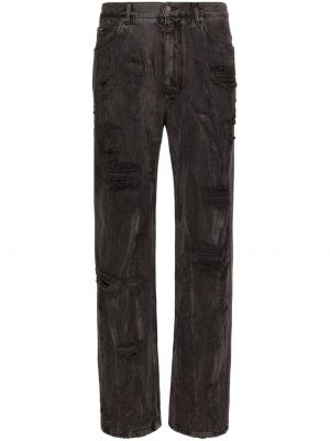 Straight leg jeans Dolce & Gabbana nero