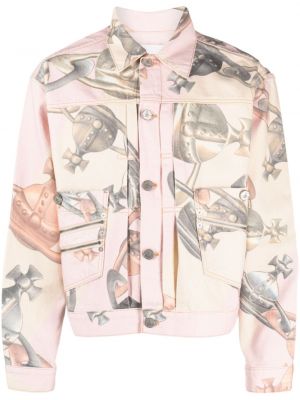 Farmer dzseki nyomtatás Vivienne Westwood rózsaszín