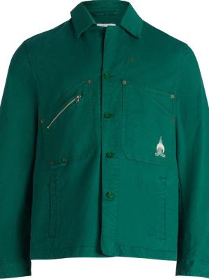 Куртка Marine Serre зеленая