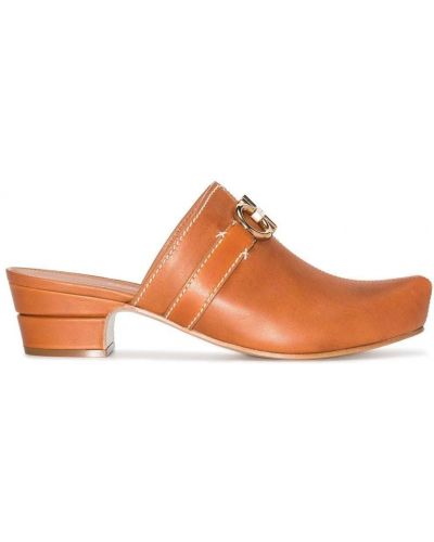 Glide på mules Ferragamo brun