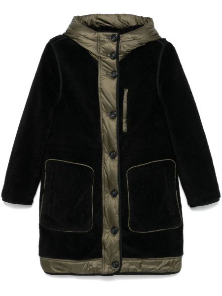 Fleece pitkä takki Woolrich musta