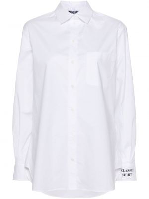 Риза с джобове Moschino бяло