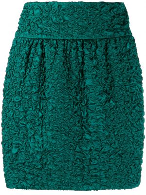 Mini sukně Saint Laurent zelené