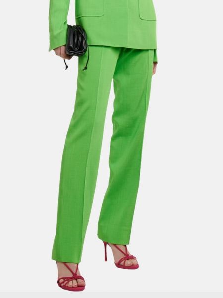 Повседневные брюки Victoria Beckham зеленый
