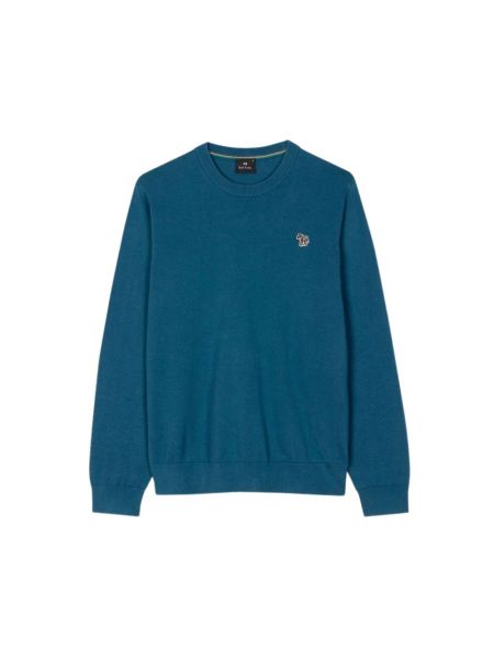 Pullover mit zebra-muster Ps By Paul Smith blau